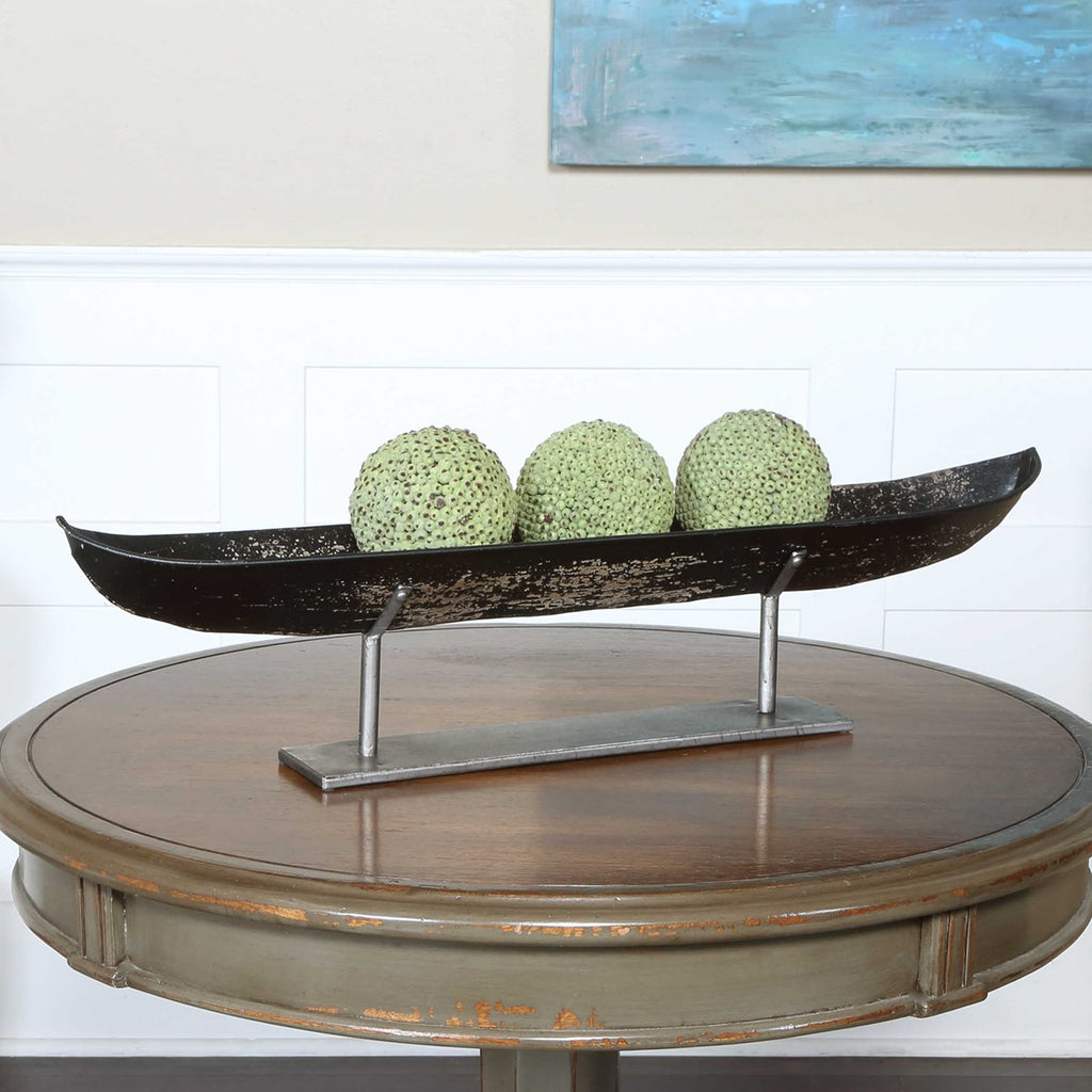 River Boat Sculpture - Bombay Mercantile