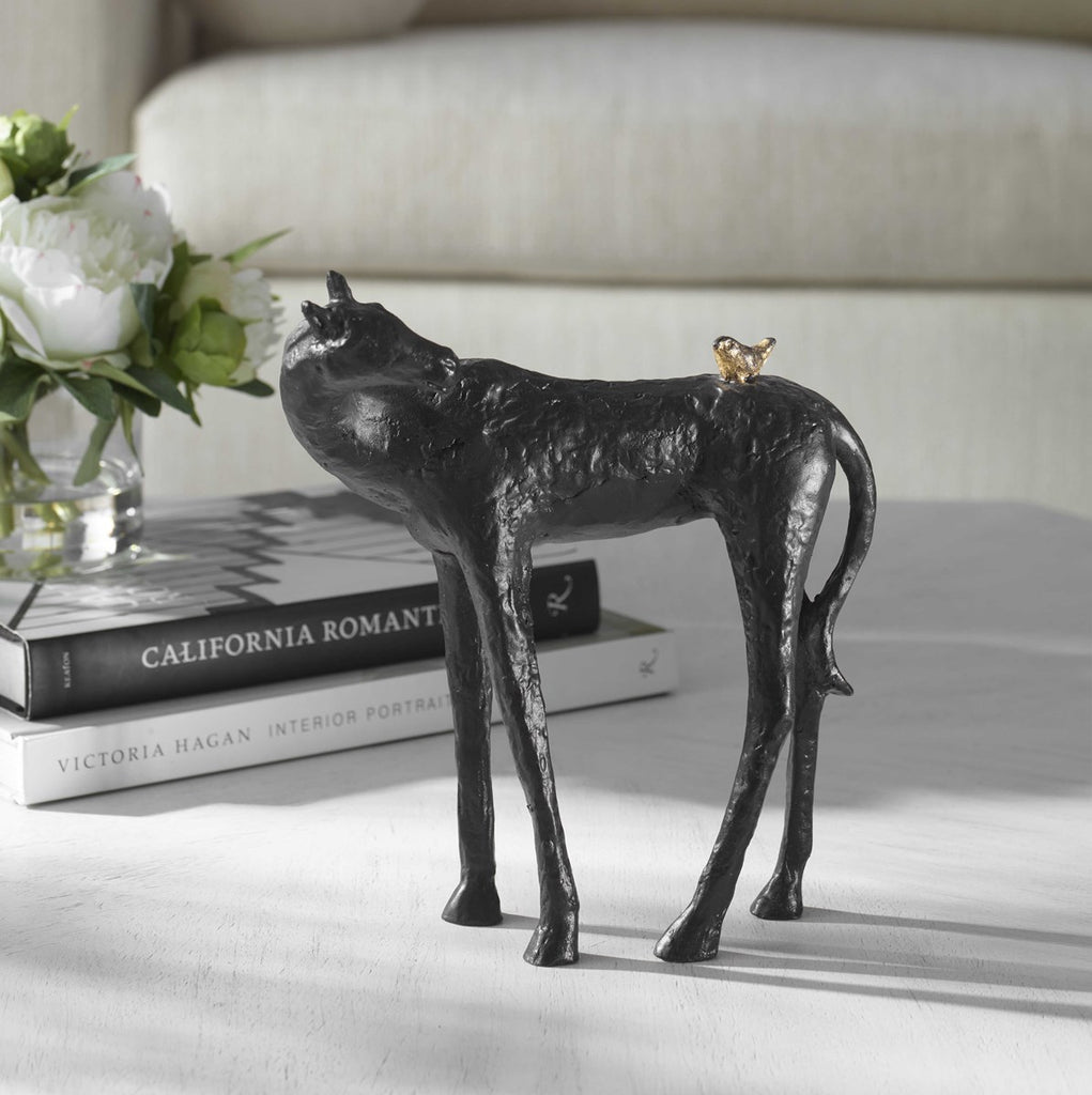 Hello Friend Horse Sculpture - Bombay Mercantile