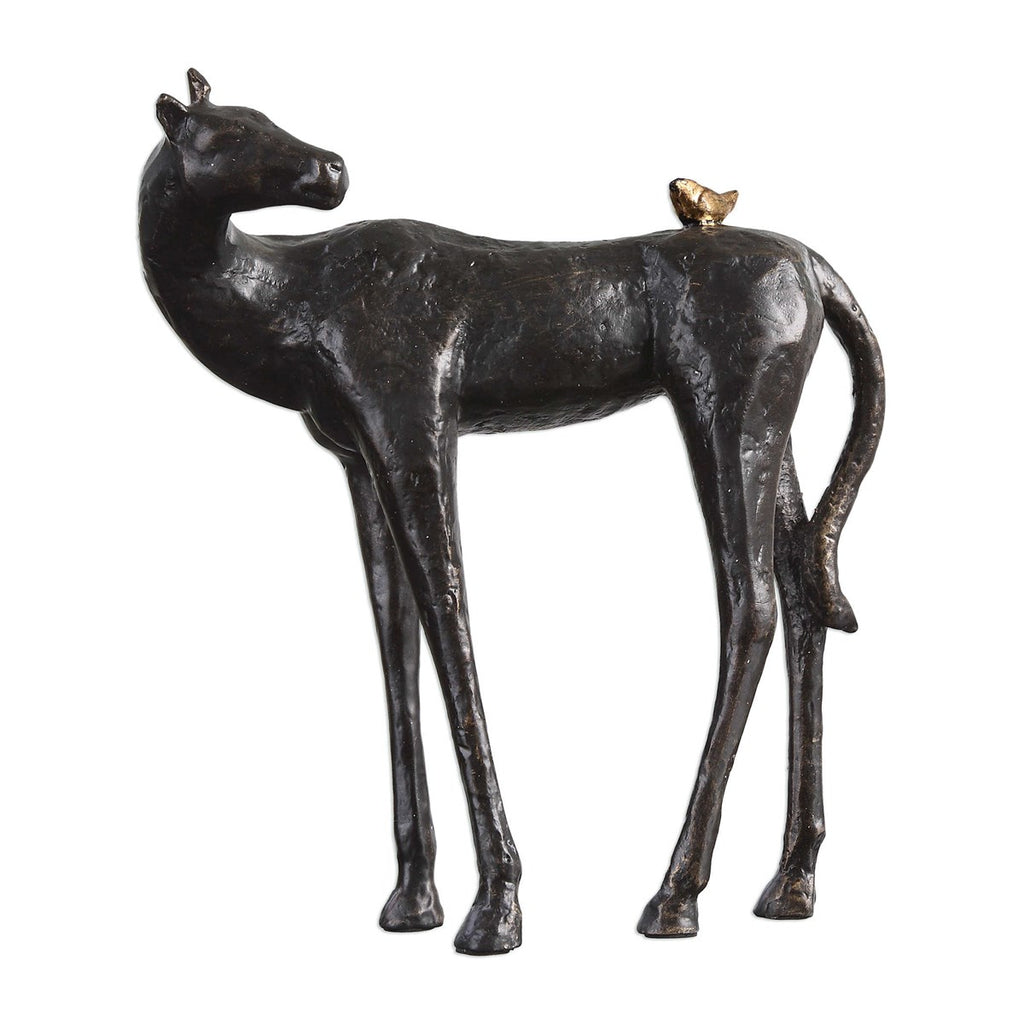 Hello Friend Horse Sculpture - Bombay Mercantile