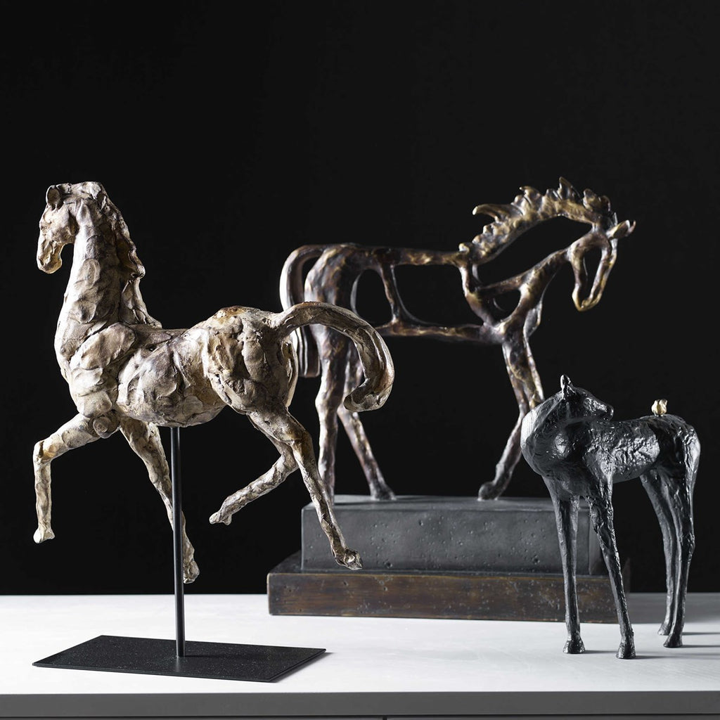 Hello Friend Horse Sculpture - Bombay Mercantile