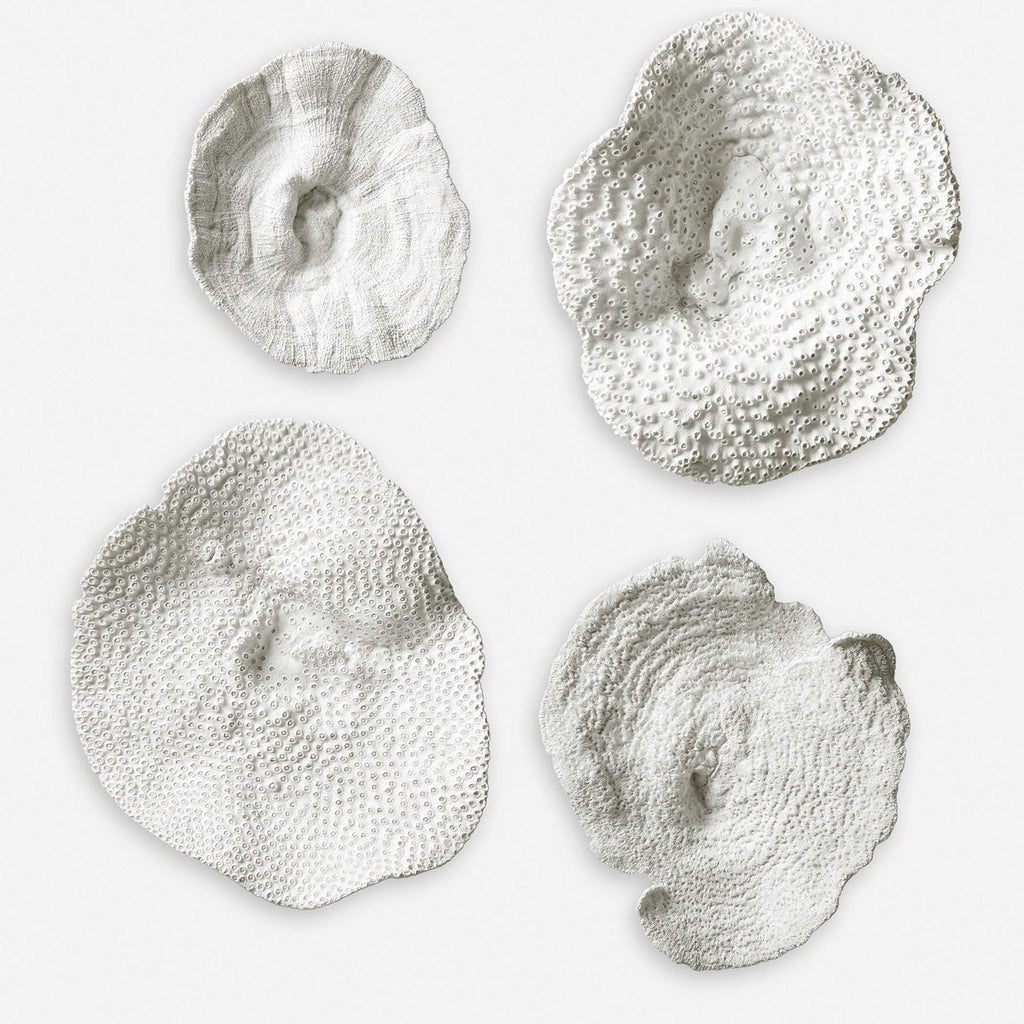Sea Coral Wall Art Set of 4 - Bombay Mercantile