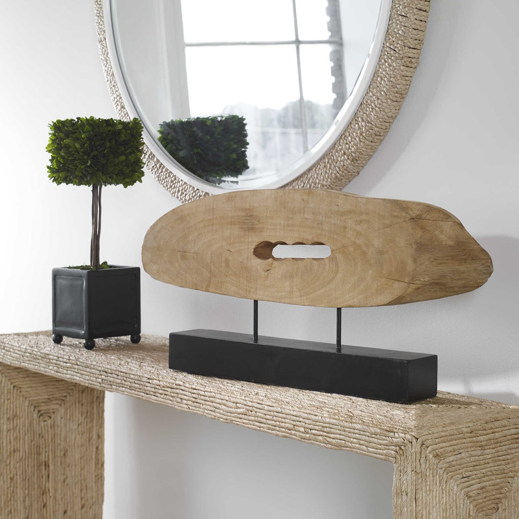 Paol Mango Wood Sculpture - Bombay Mercantile