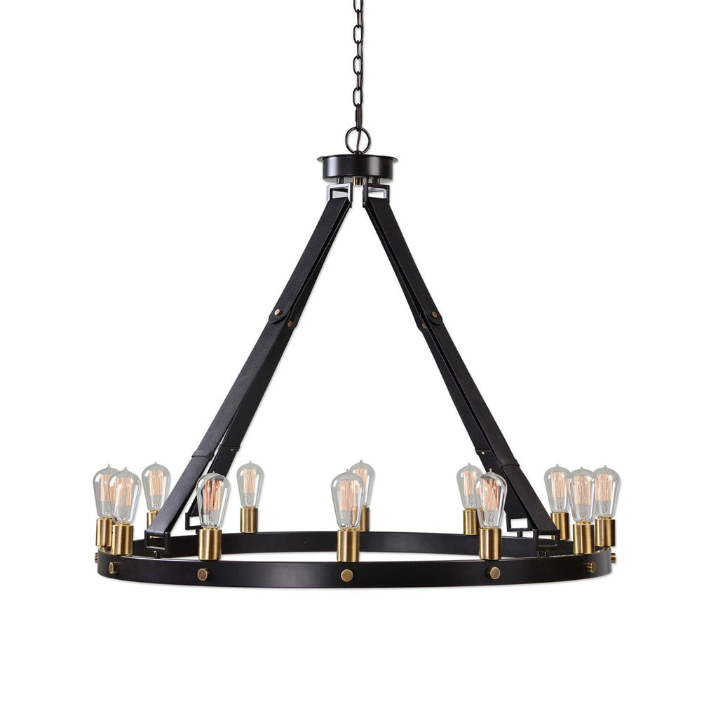 Marlow 12 Light Circle Chandelier - Bombay Mercantile