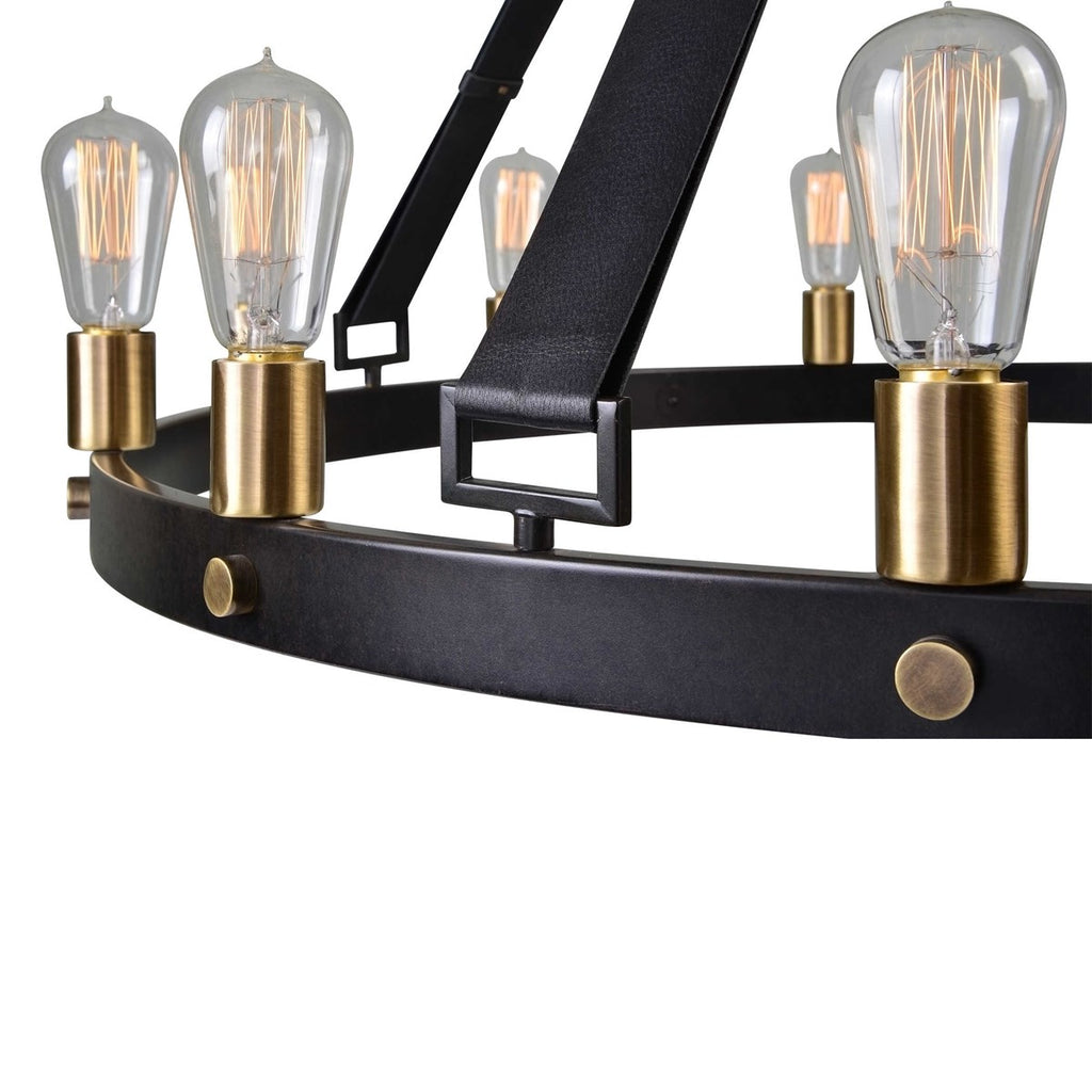 Marlow 12 Light Circle Chandelier - Bombay Mercantile