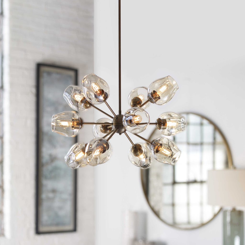 Chet 12 Light Sputnik Chandelier - Bombay Mercantile