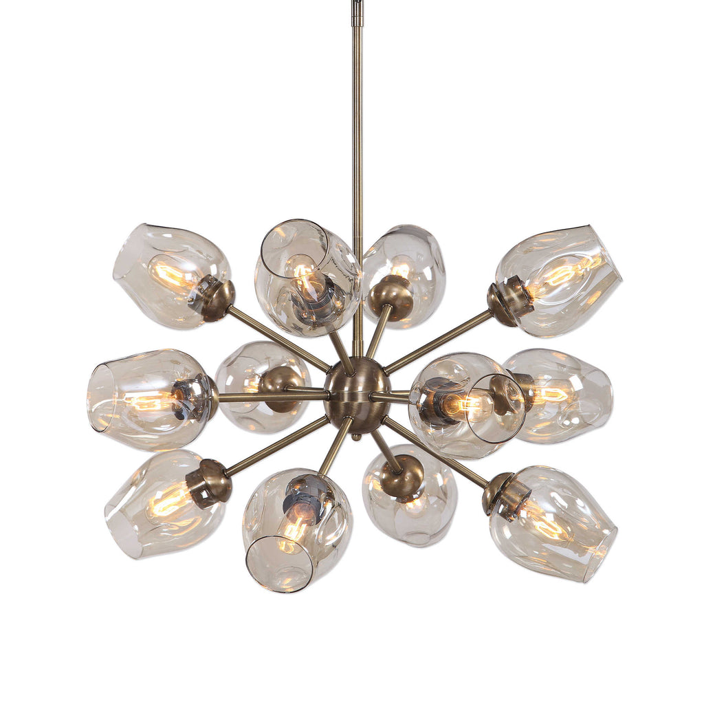 Chet 12 Light Sputnik Chandelier - Bombay Mercantile
