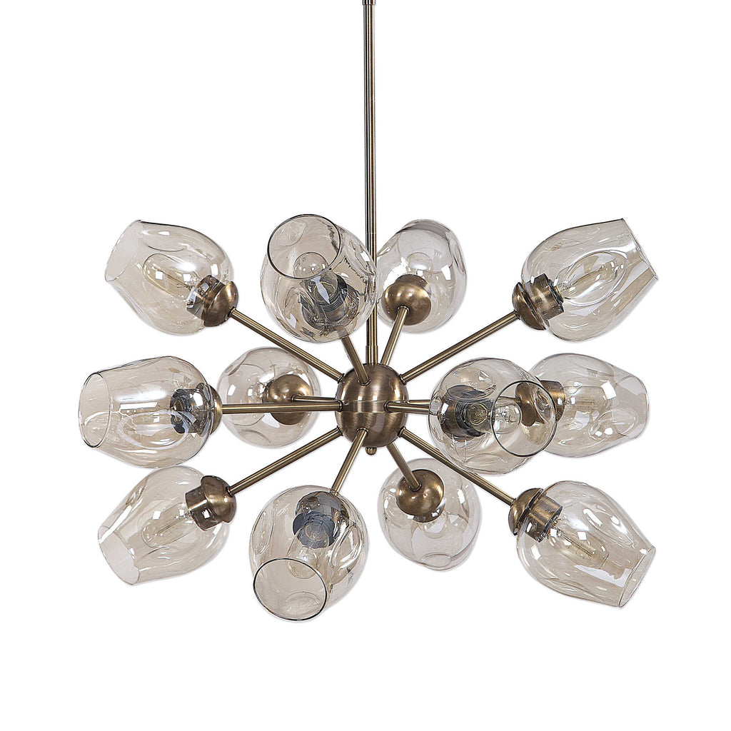 Chet 12 Light Sputnik Chandelier - Bombay Mercantile