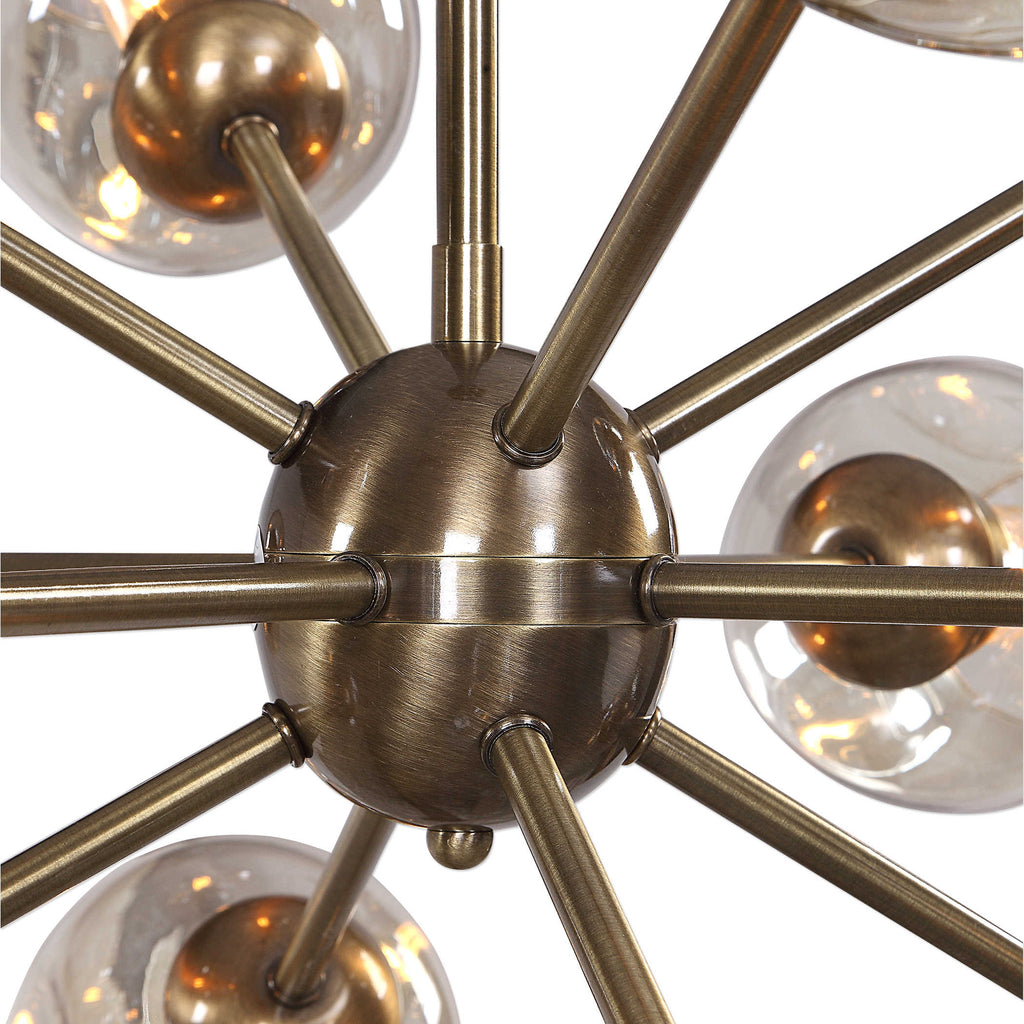 Chet 12 Light Sputnik Chandelier - Bombay Mercantile