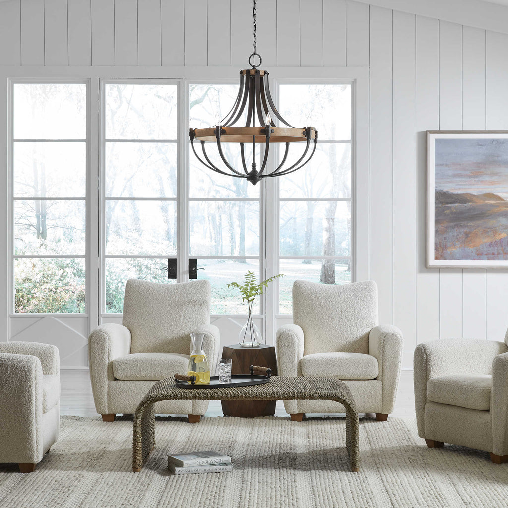 Dubois 8 Light Chandelier - Bombay Mercantile