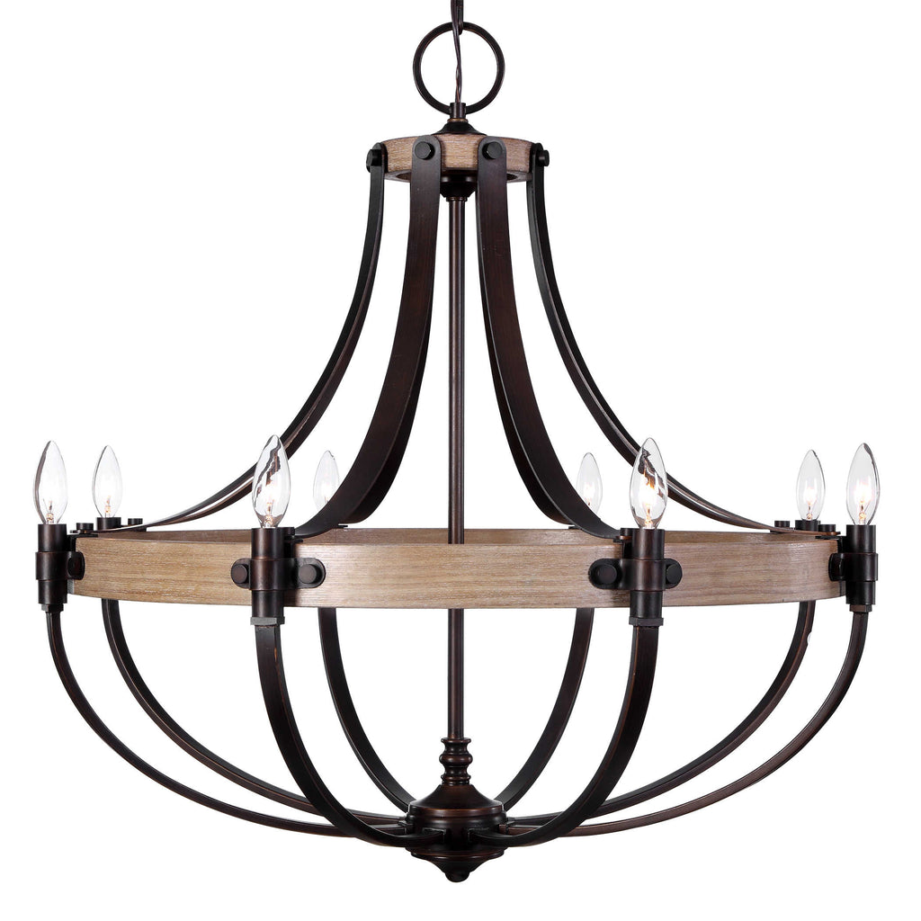 Dubois 8 Light Chandelier - Bombay Mercantile