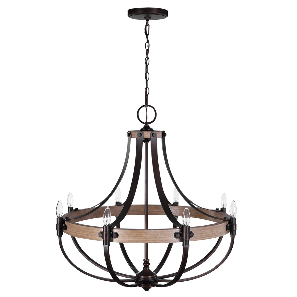 Dubois 8 Light Chandelier - Bombay Mercantile