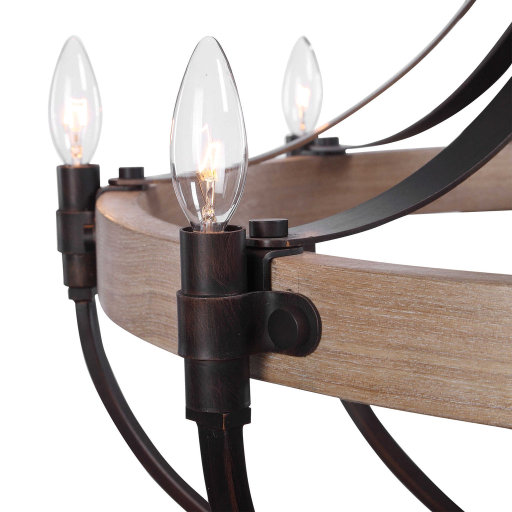 Dubois 8 Light Chandelier - Bombay Mercantile