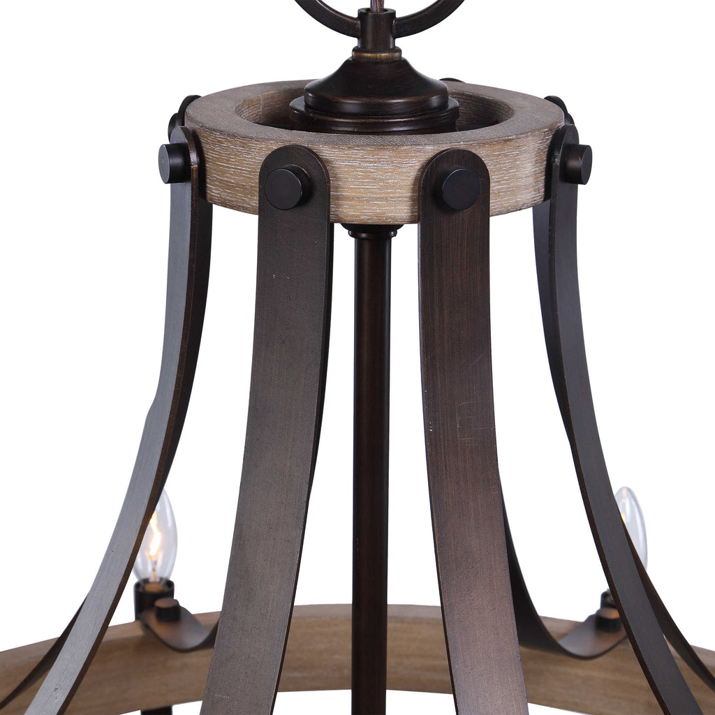 Dubois 8 Light Chandelier - Bombay Mercantile