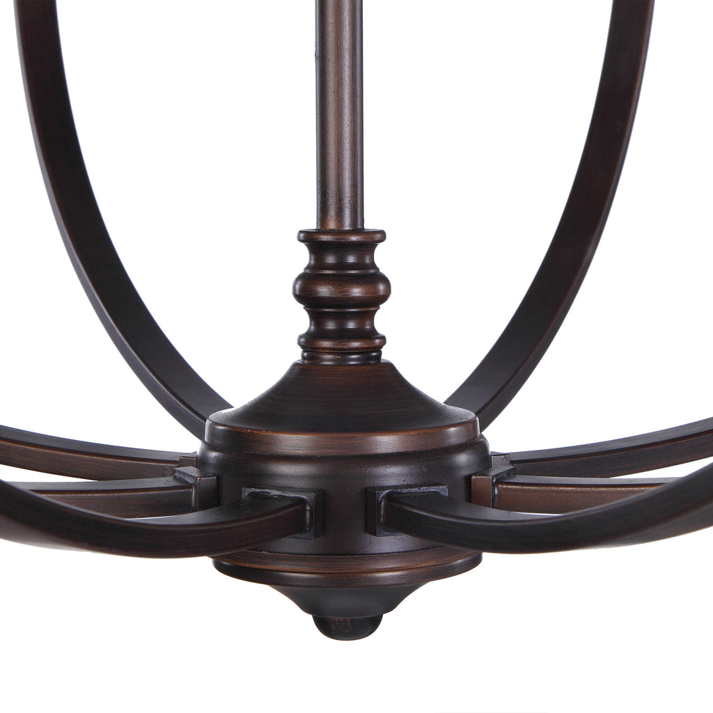 Dubois 8 Light Chandelier - Bombay Mercantile