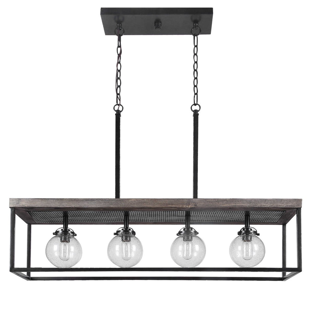 Pearsall 4 Light Industrial Island Light - Bombay Mercantile