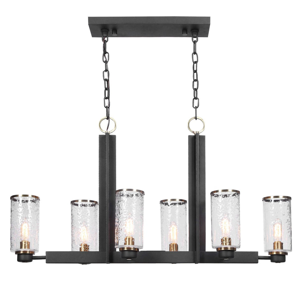 Jarsdel 6 Light Industrial Island Light - Bombay Mercantile