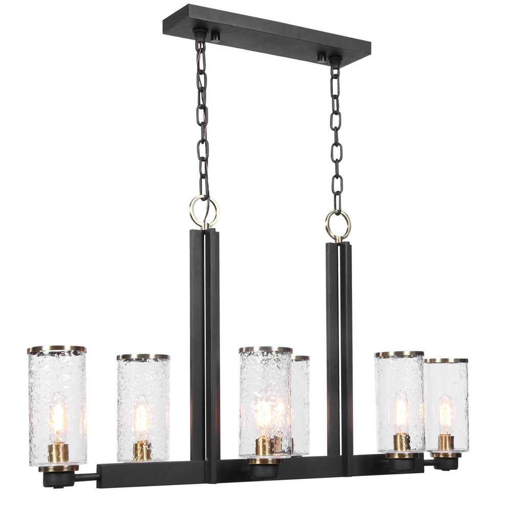 Jarsdel 6 Light Industrial Island Light - Bombay Mercantile