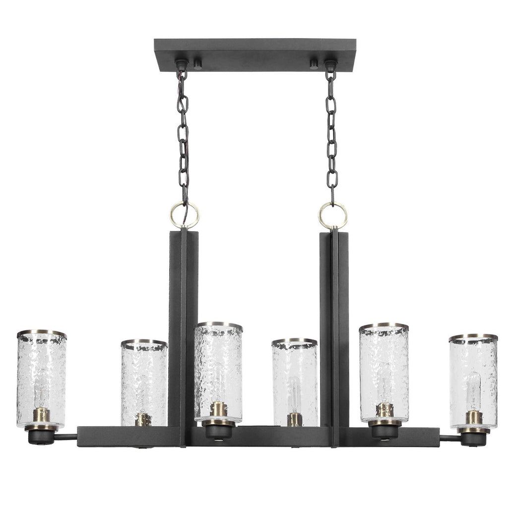 Jarsdel 6 Light Industrial Island Light - Bombay Mercantile