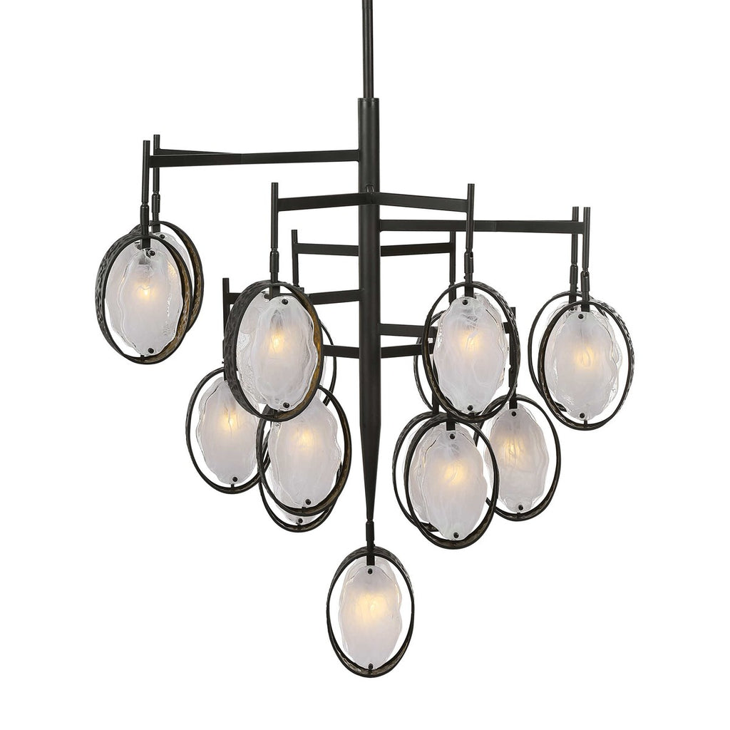 Maxin 15 Light Large Bronze Chandelier - Bombay Mercantile