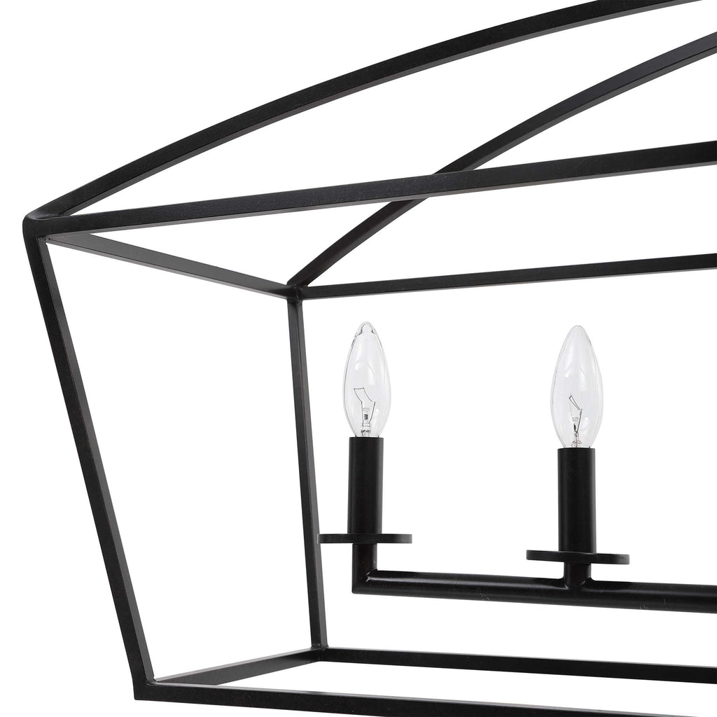 Clayton 6 Light Linear Chandelier - Bombay Mercantile