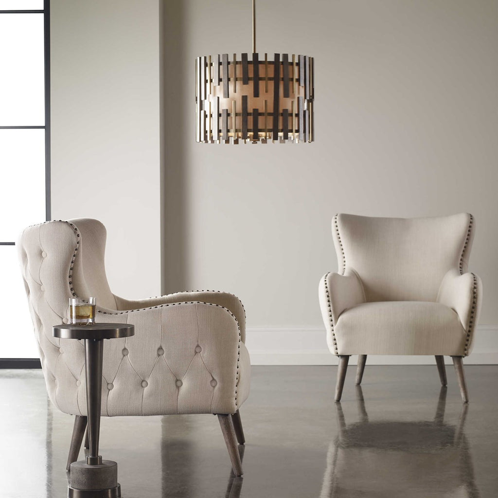 Myers 4 Light Drum Pendant - Bombay Mercantile