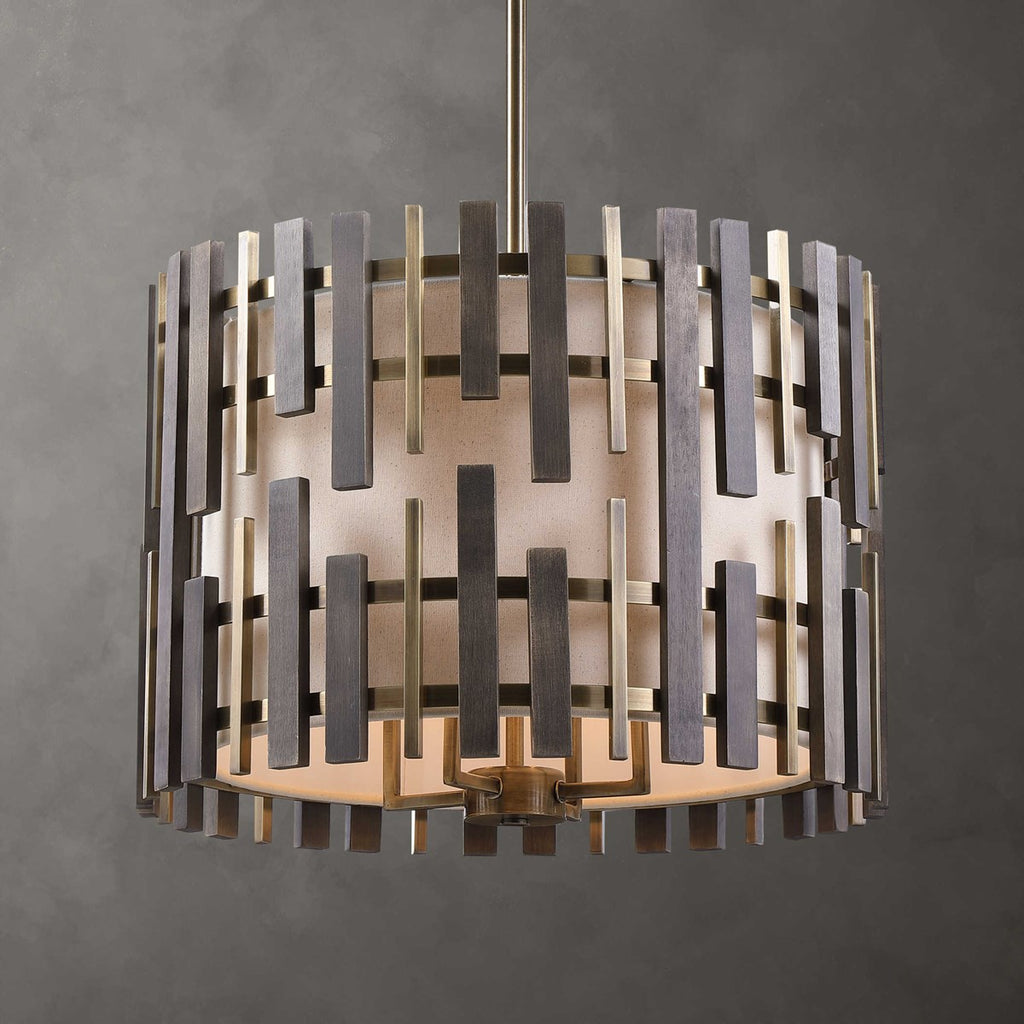 Myers 4 Light Drum Pendant - Bombay Mercantile