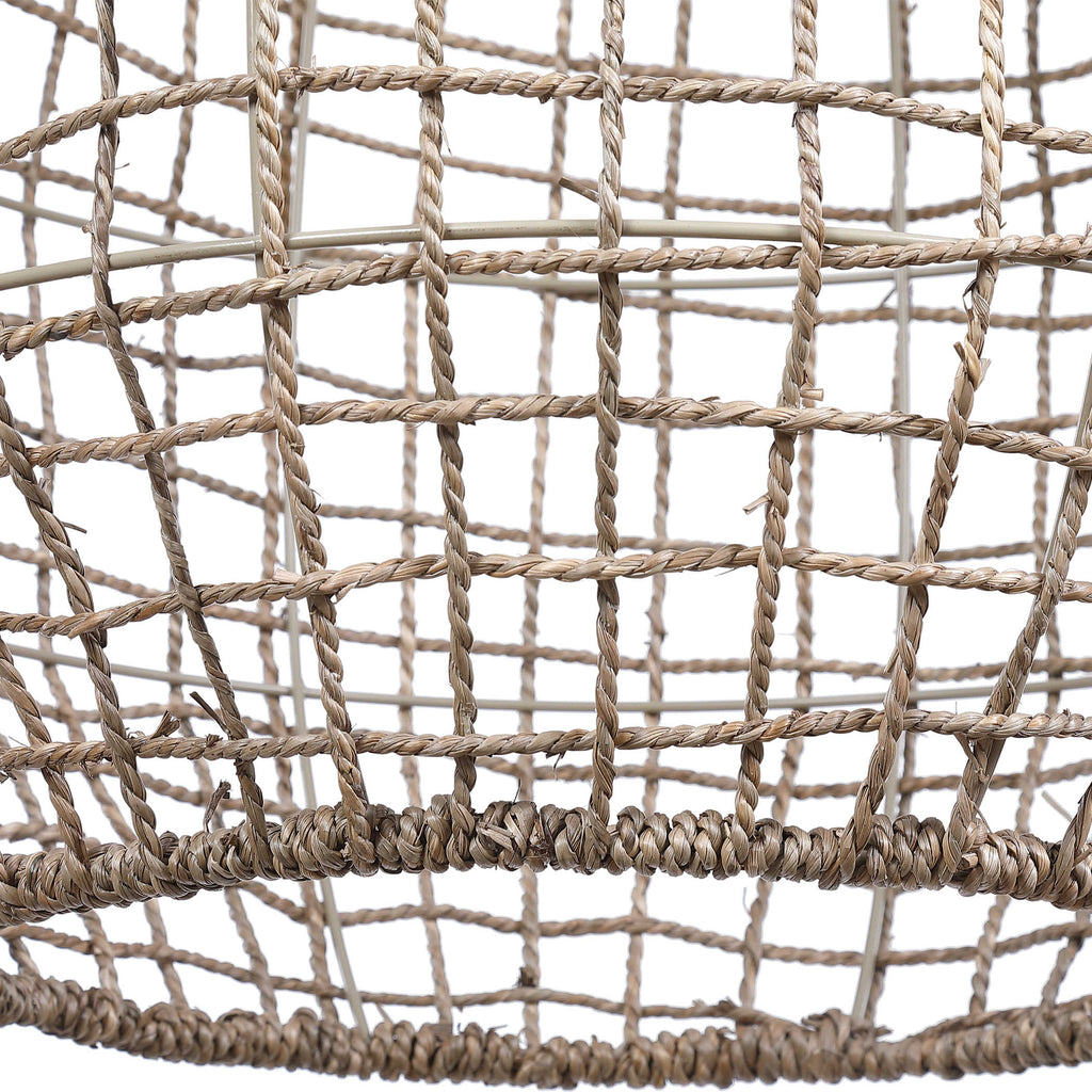 Cross Weave 1 Light Pendant - Bombay Mercantile