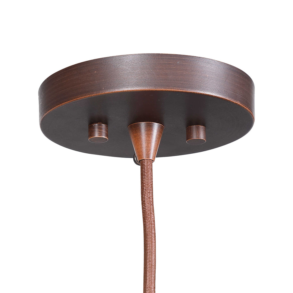 Cross Weave 1 Light Pendant - Bombay Mercantile