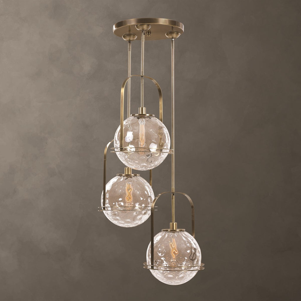 Mimas 3 Light Cluster Pendant - Bombay Mercantile