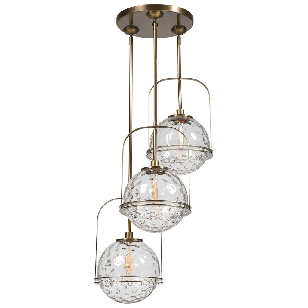 Mimas 3 Light Cluster Pendant - Bombay Mercantile