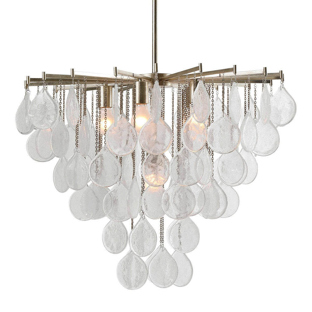 Goccia 6 Light Tear Drop Glass Pendant - Bombay Mercantile