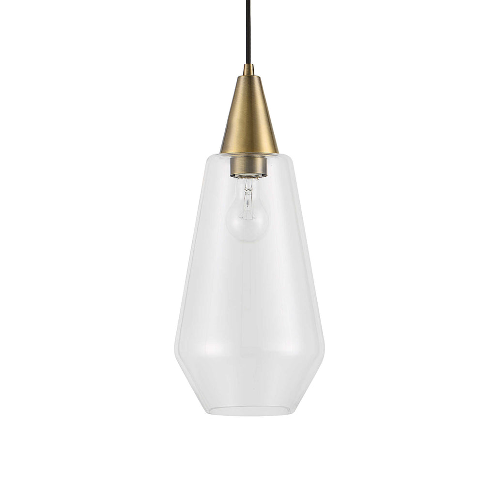 Eichler Antique Brass 1 Light Mini Pendant - Bombay Mercantile