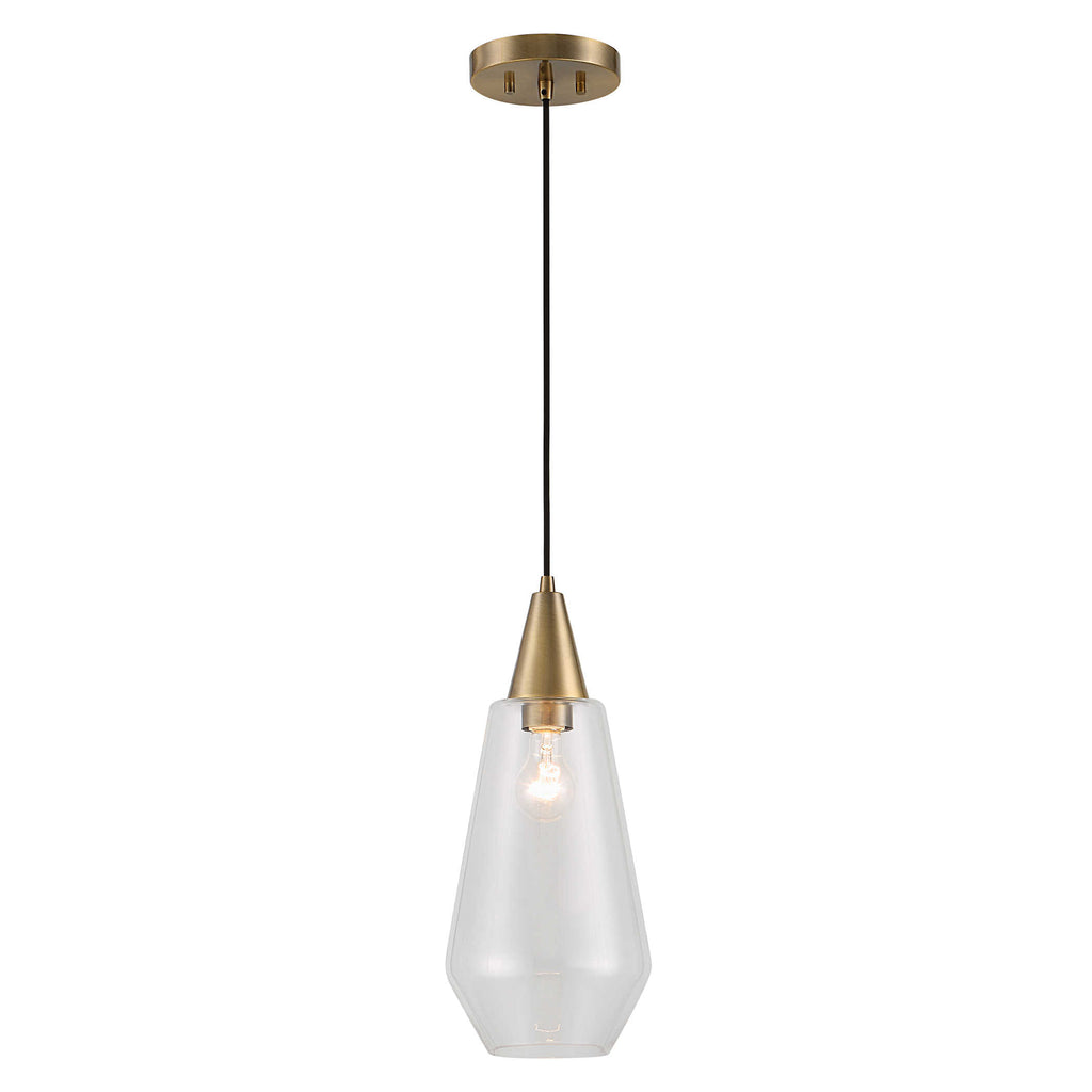 Eichler Antique Brass 1 Light Mini Pendant - Bombay Mercantile