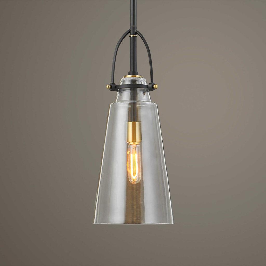 Saugus Industrial 1 Light Pendant - Bombay Mercantile