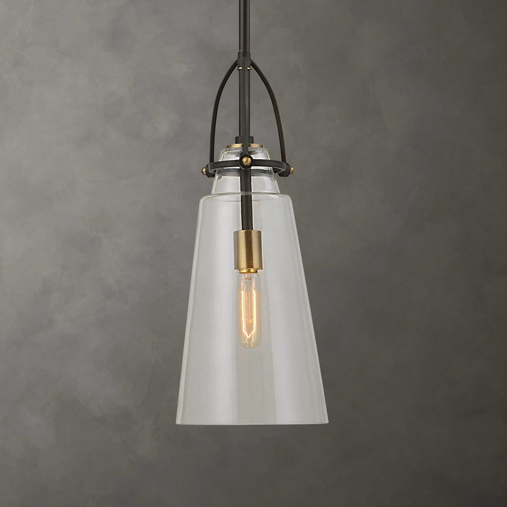 Saugus Industrial 1 Light Pendant - Bombay Mercantile