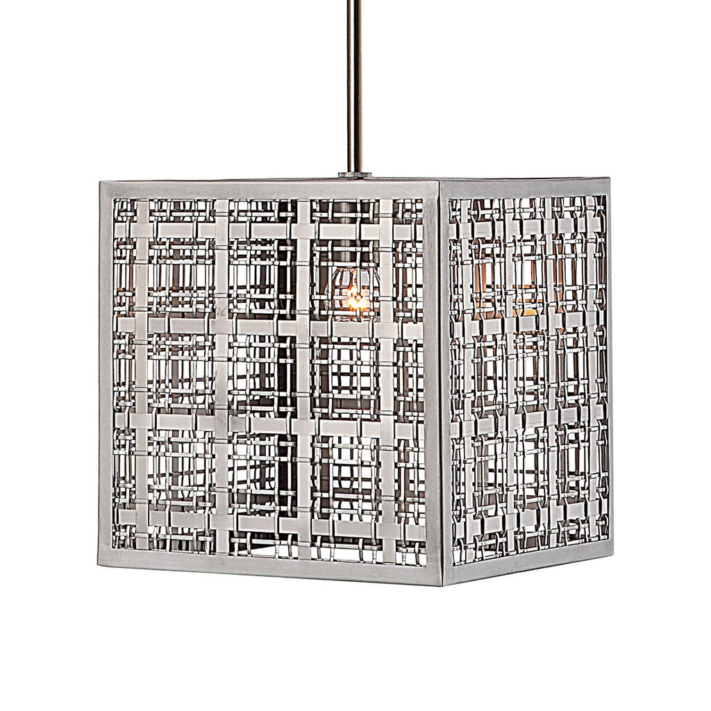 Pendleton 1 Light Nickel Pendant - Bombay Mercantile