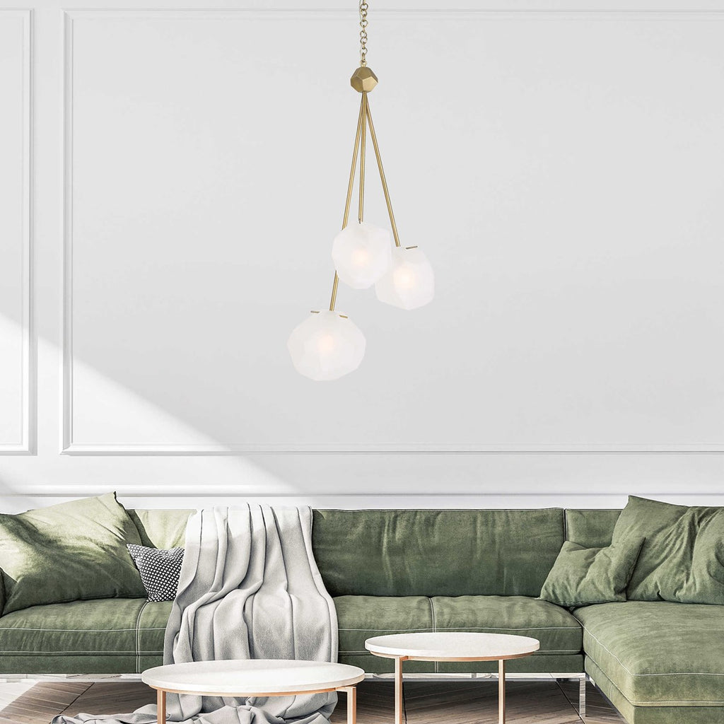 Geodesic 3 Light Pendant - Bombay Mercantile