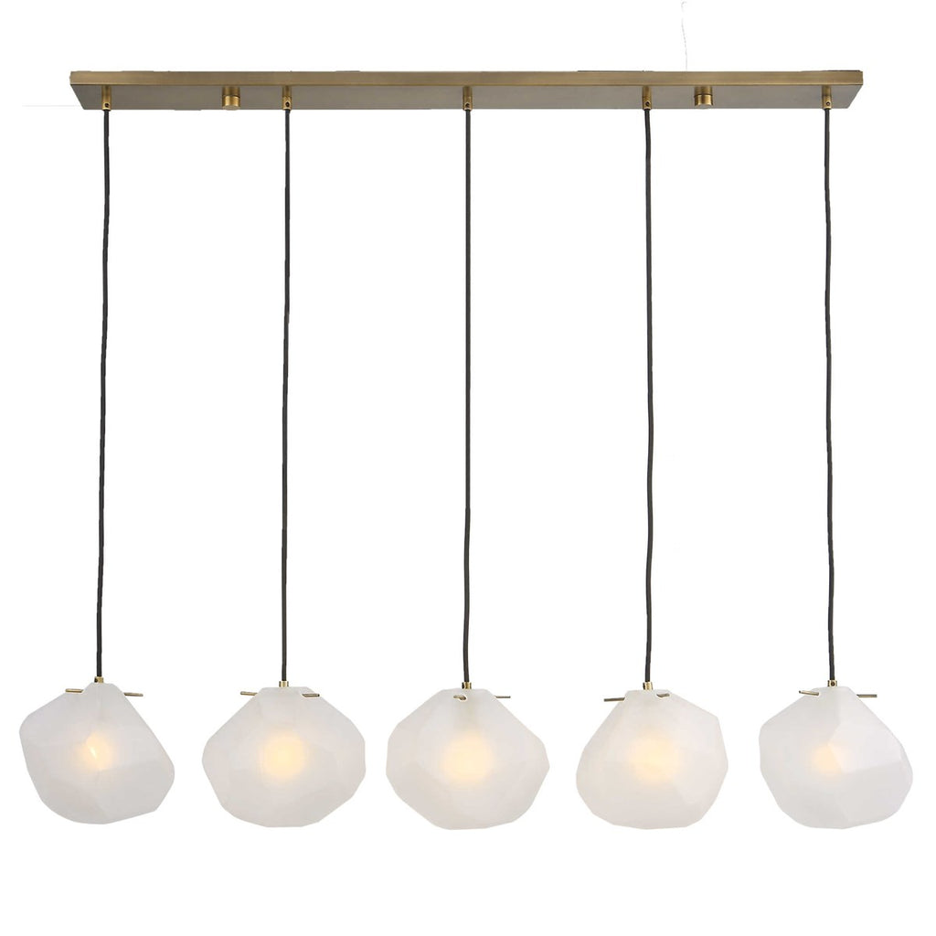 Geodesic 5 Light Linear Pendant - Bombay Mercantile