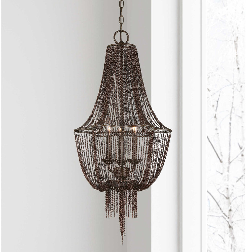 Lezzeno 3 Chandelier - Bombay Mercantile