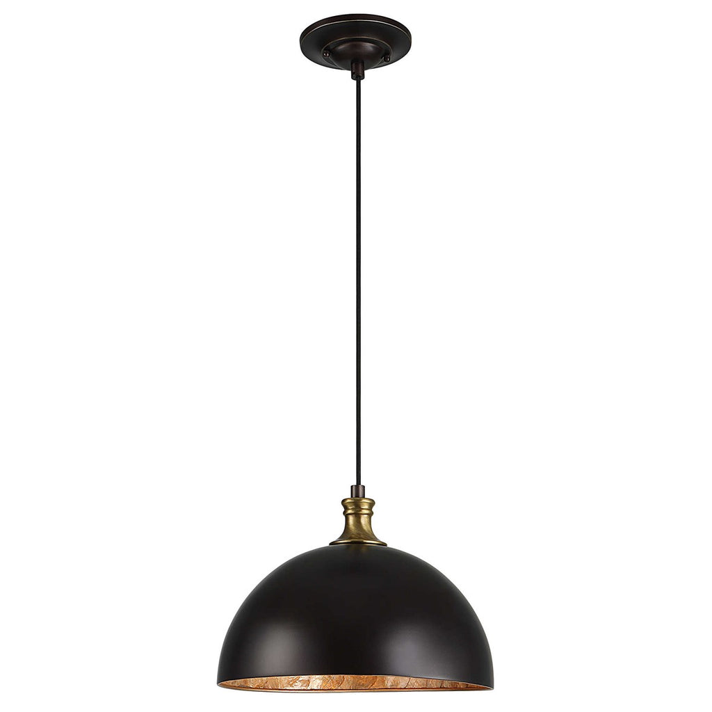 Placuna 1 Light Bronze Pendant - Bombay Mercantile