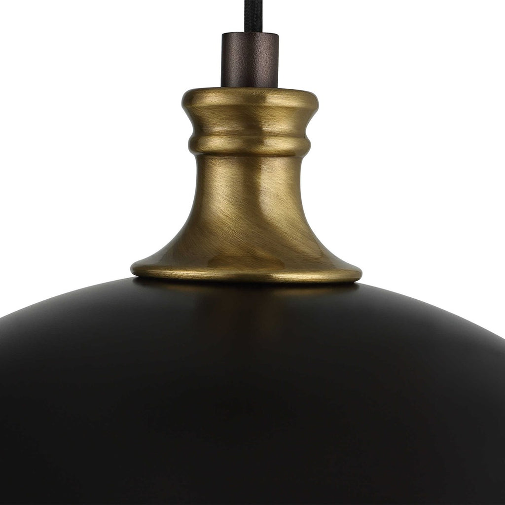Placuna 1 Light Bronze Pendant - Bombay Mercantile