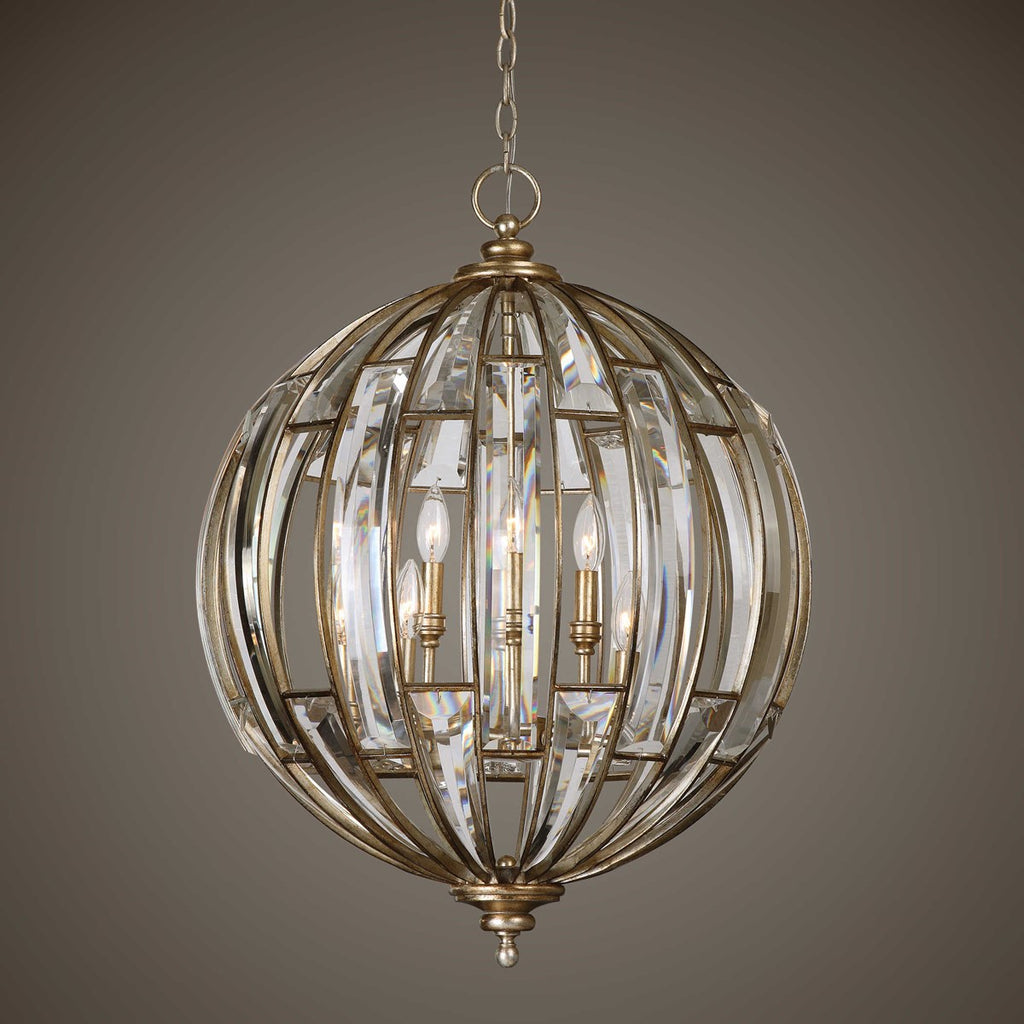 Vicentina 6 Light Sphere Pendant - Bombay Mercantile