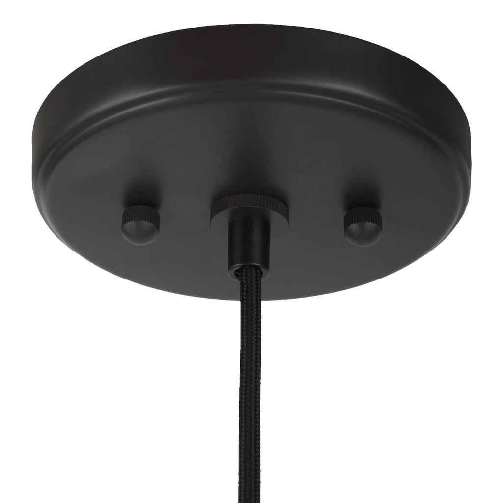 Campester 1 Light Watered Glass Mini Pendant - Bombay Mercantile