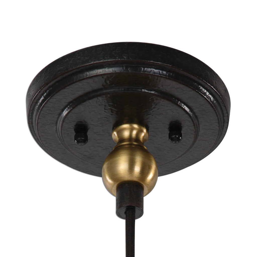 Adastra 1 Light Antique Brass Pendant - Bombay Mercantile