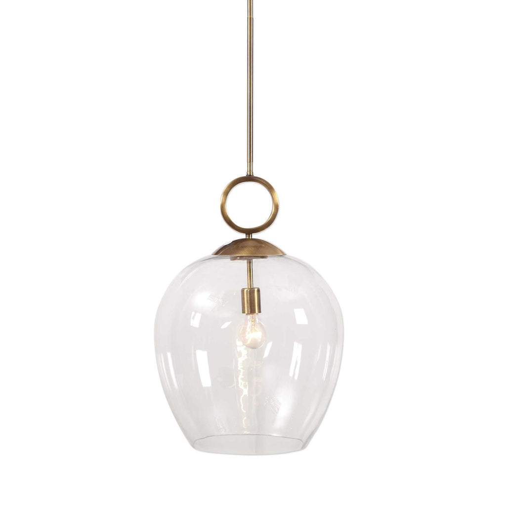 Calix Large Blown Glass 1 Light Pendant - Bombay Mercantile
