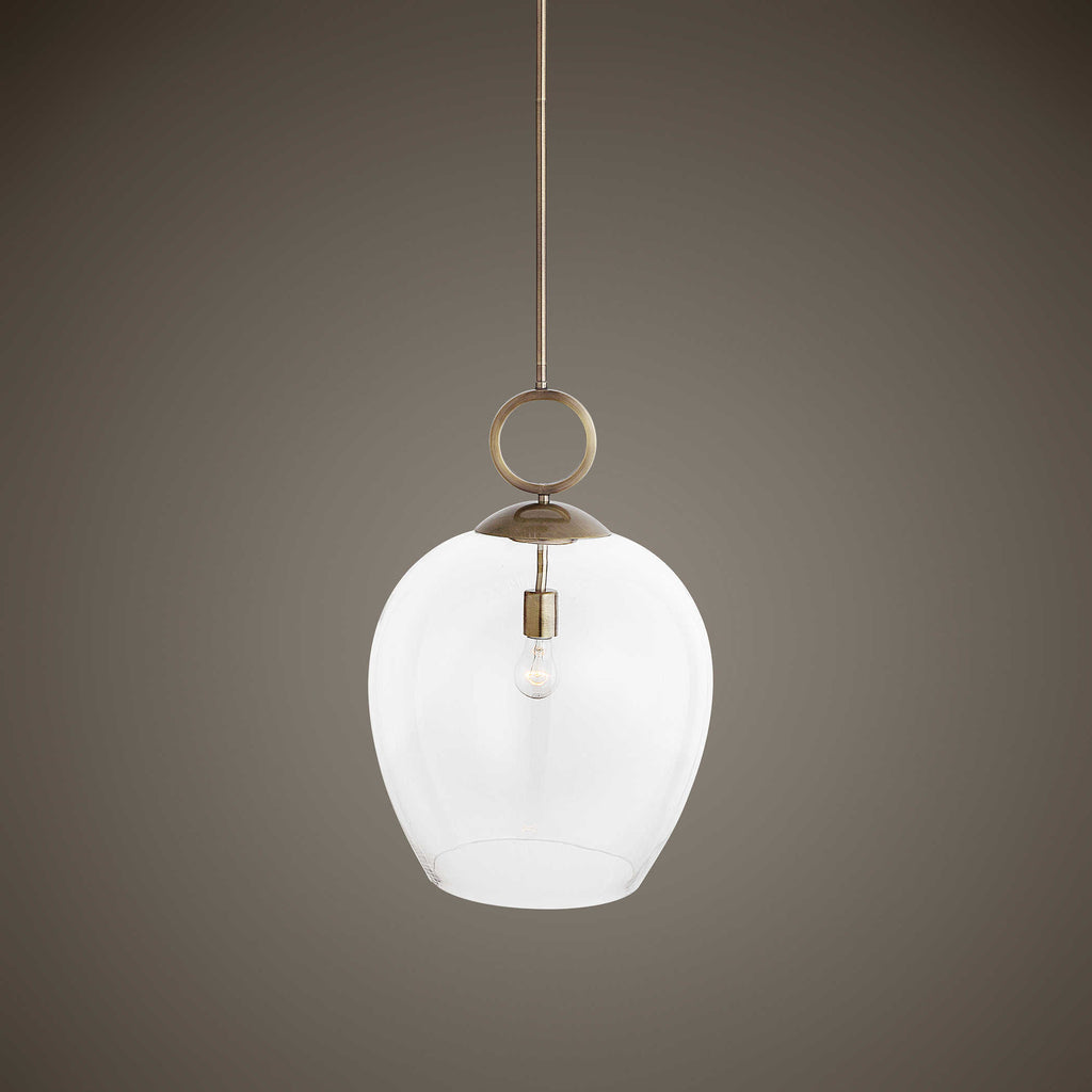 Calix Large Blown Glass 1 Light Pendant - Bombay Mercantile