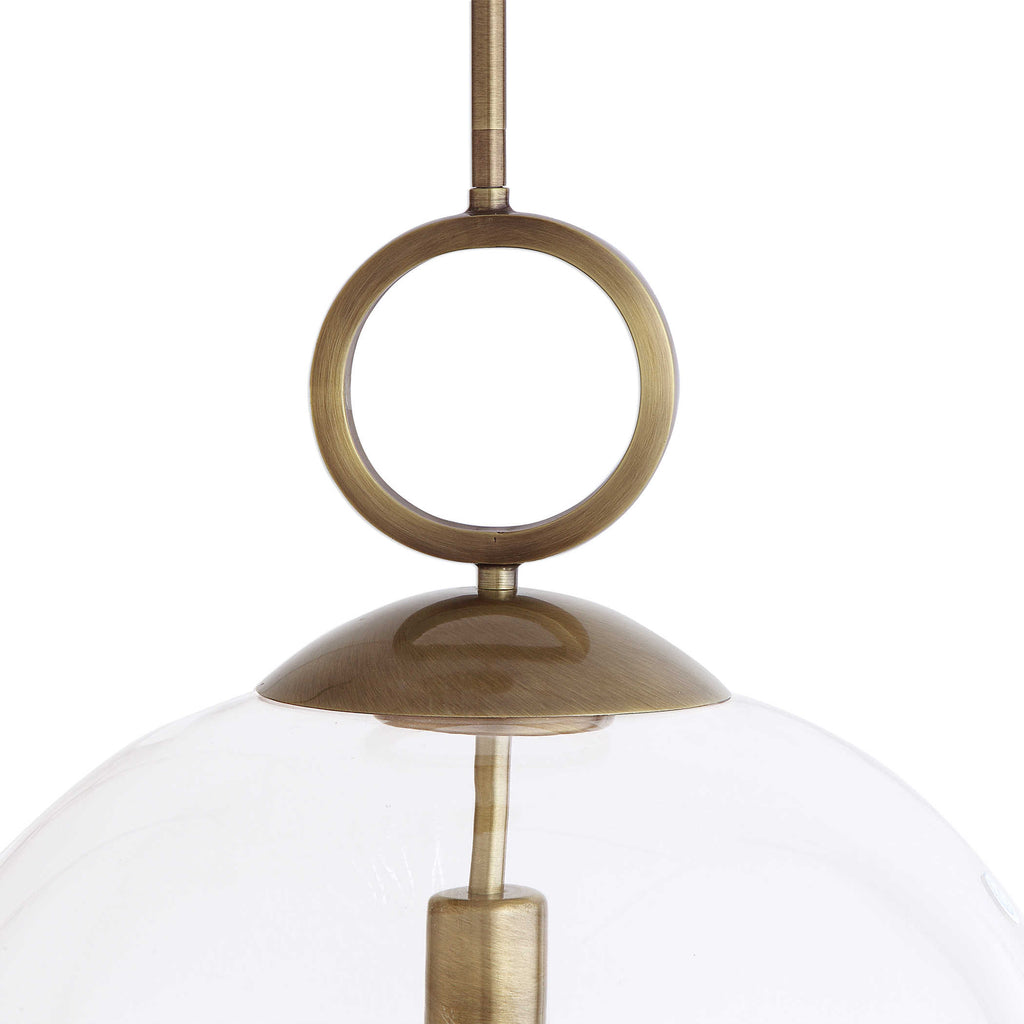 Calix Large Blown Glass 1 Light Pendant - Bombay Mercantile