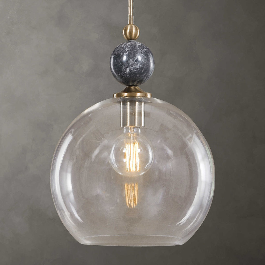 Mendota 1 Light Glass Pendant - Bombay Mercantile