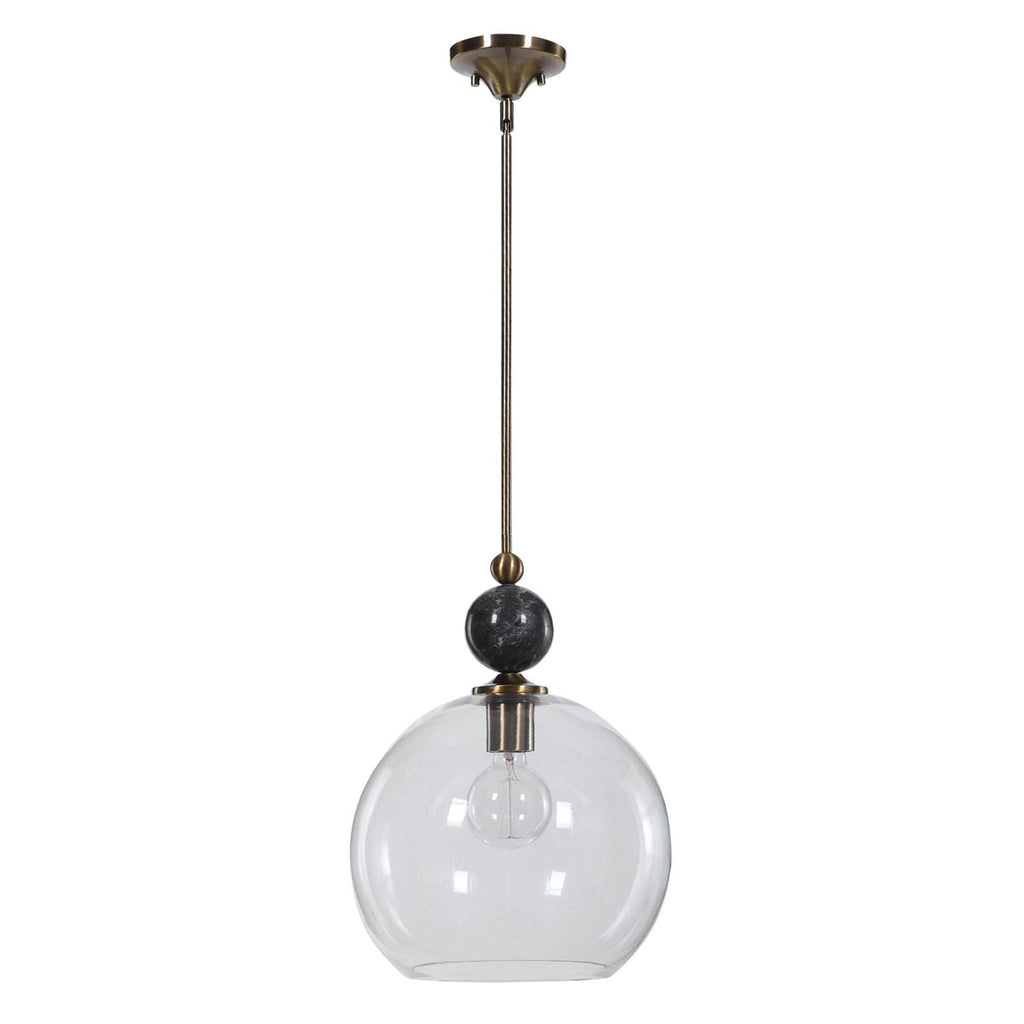 Mendota 1 Light Glass Pendant - Bombay Mercantile