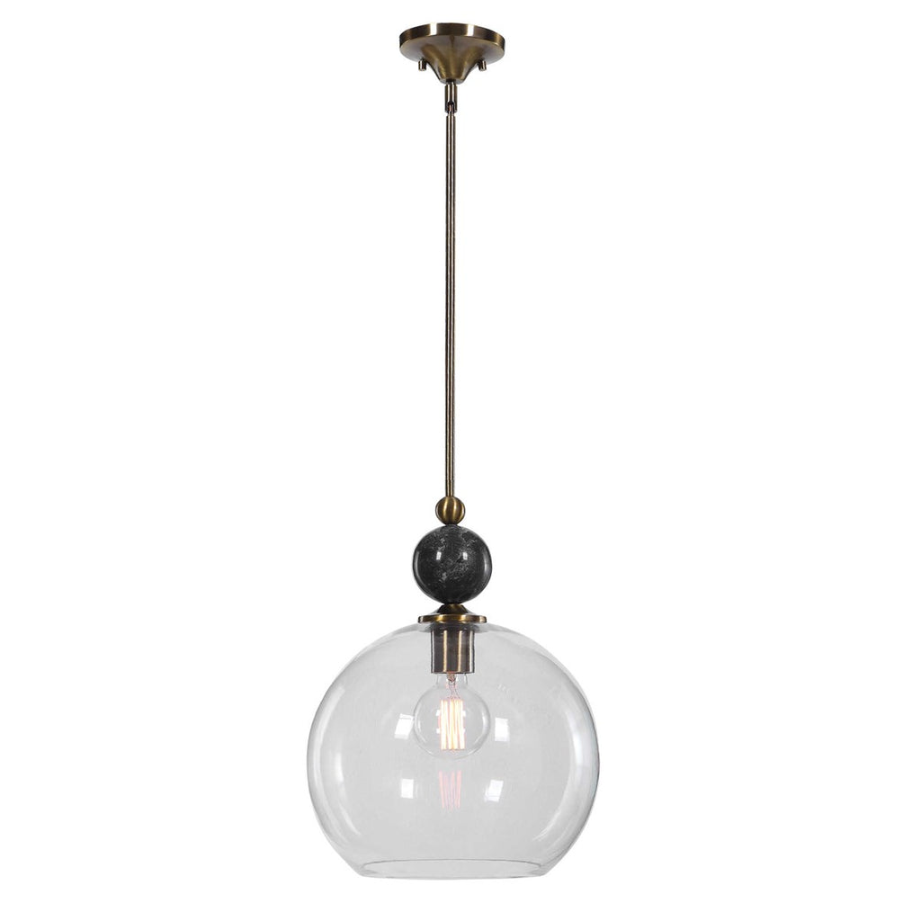 Mendota 1 Light Glass Pendant - Bombay Mercantile
